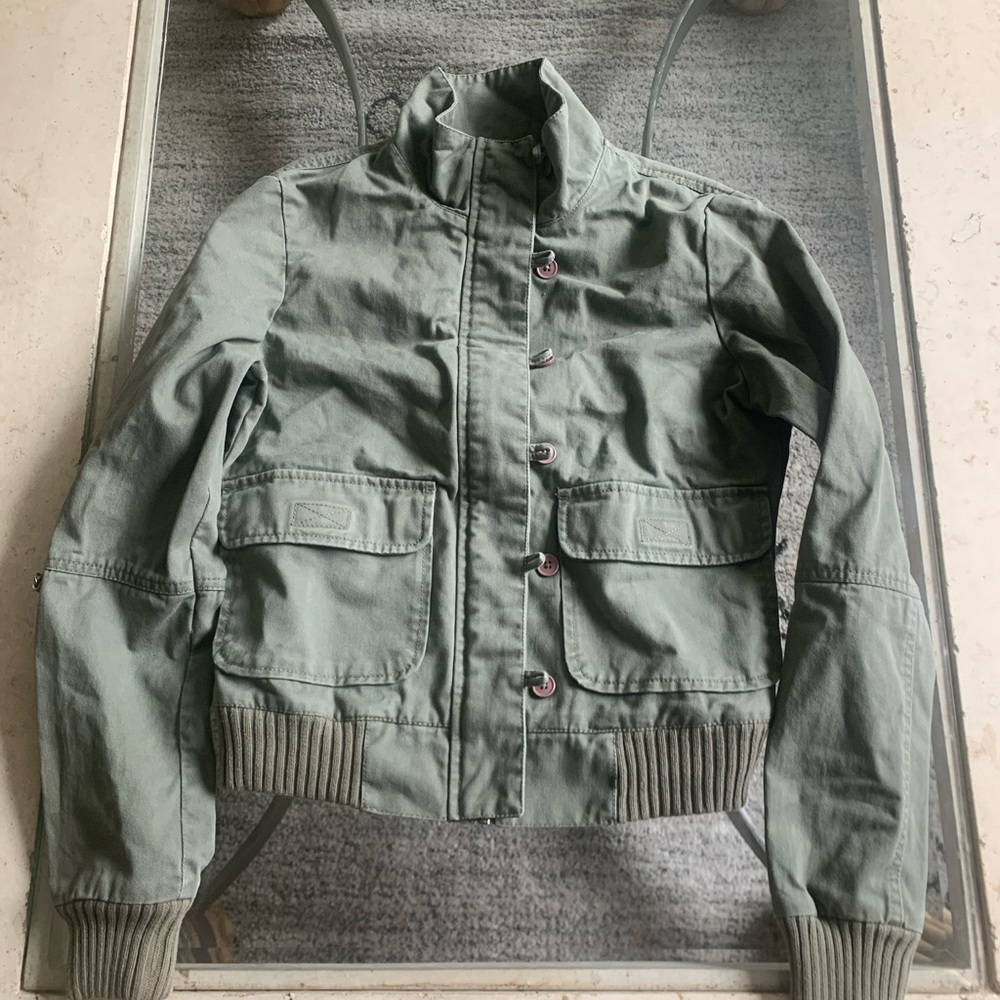 RUBBISH Olive Green Jacket M